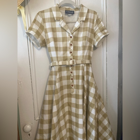 Collectif Dresses & Skirts - Collectif gingham Caterina shirtdress